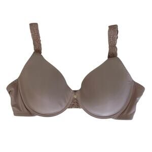 Natori Body Double Lace Trim Full Fit Underwire Bra 736037 Suntan Size 36DD